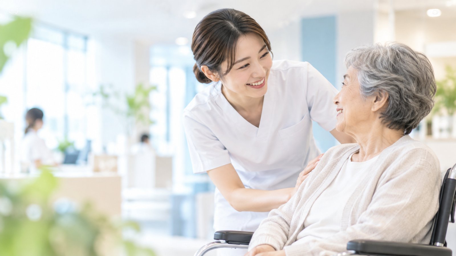 利用者に寄り添う介護職員